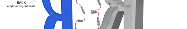 halo-lit channel letters construction diagram