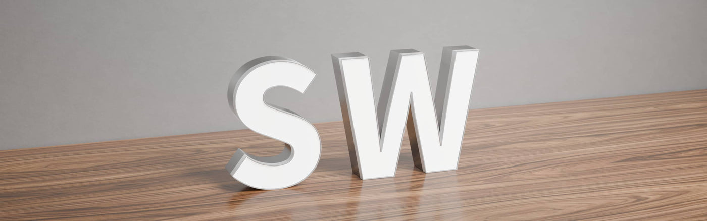 Face-lit trim cap channel letters illuminated sign OFF