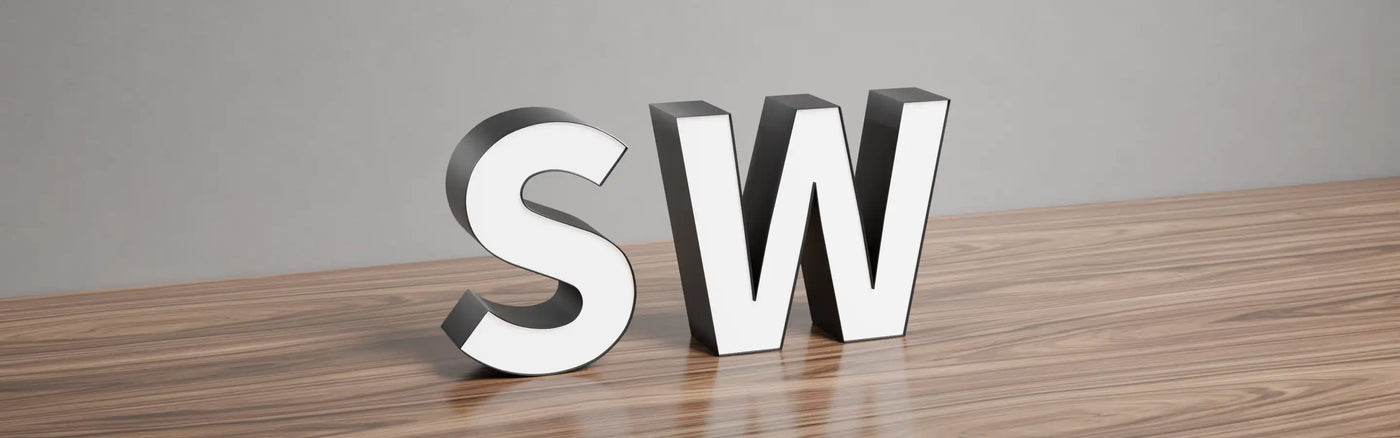 SW face & halo-lit channel letters off