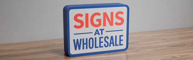 Signs at Wholesale Lit-shape lightbox sign