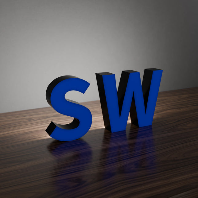 SW Reverse/Halo Lit Channel Letters OFF