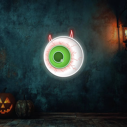 Eyeball Halloween Neon Sign | Indoor | Wall Mounting