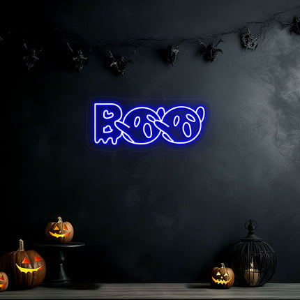 Boo With Ghouls Neon Sign | Indoor | Wall Mounting
