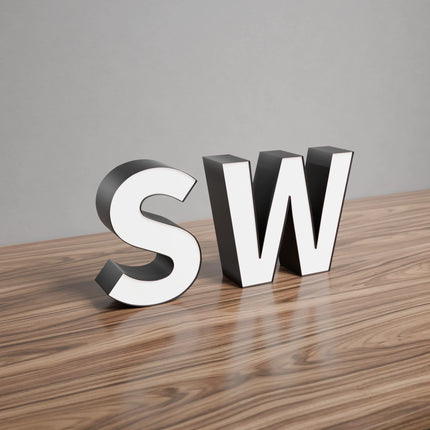 SW Face & Halo Lit Channel Letters OFF