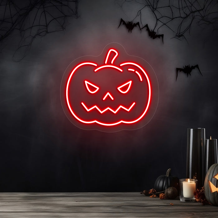 Pumpkin Neon Sign | Indoor | Wall Mounting