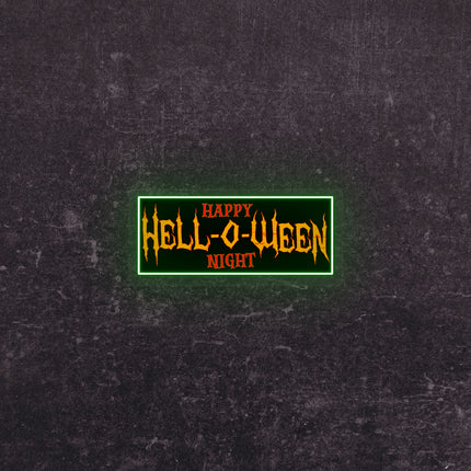 Hell-O-Ween Neon Artwork | Indoor | Wall Mounting
