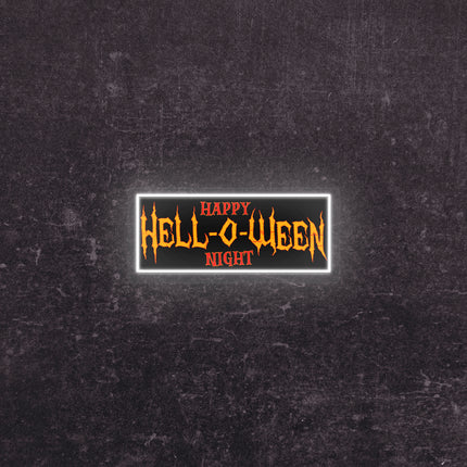Hell-O-Ween Neon Artwork | Indoor | Wall Mounting