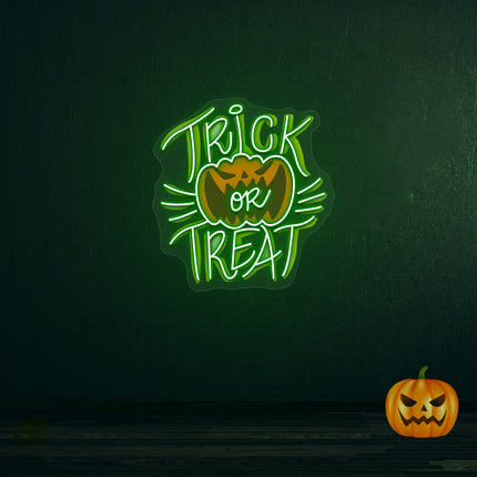Trick Or Treat Neon Artwork | Indoor | Wall Mounting