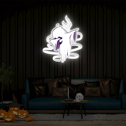 Stylish Ghoul Dab Neon Artwork | Indoor | Wall Mounting