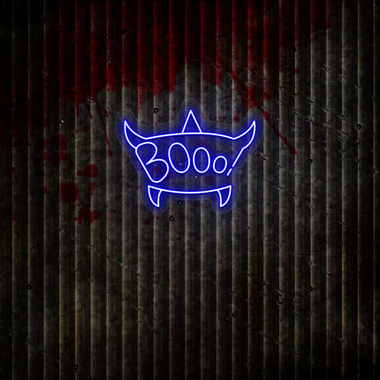 Scary Boo Text Neon Sign | Indoor | Wall Mounting