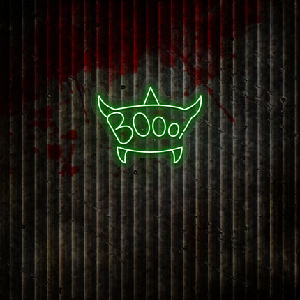 Scary Boo Text Neon Sign | Indoor | Wall Mounting